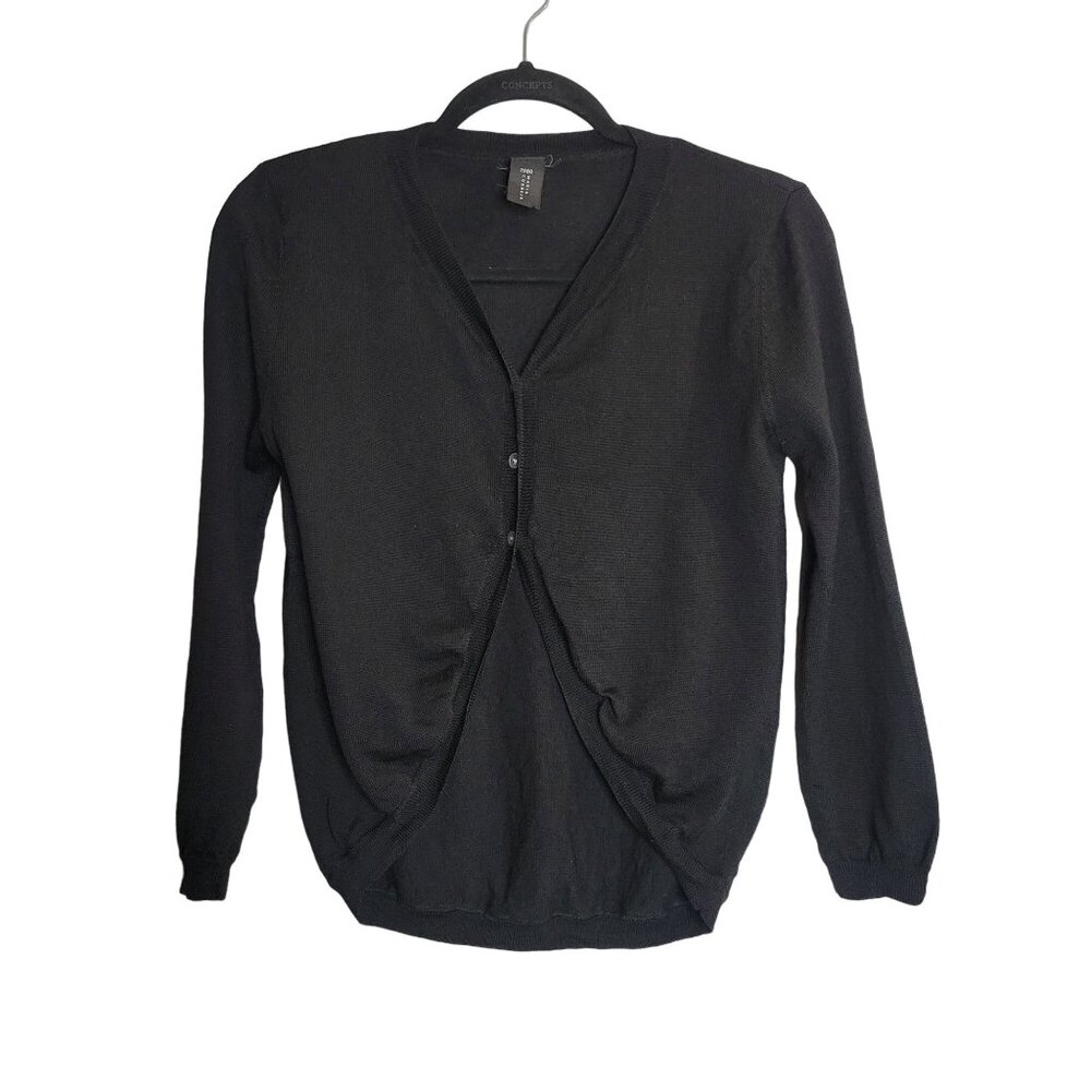 Zero + Marie Cornejo Merino Wool Dark Academia Goth Twee Nerd Cardigan‎